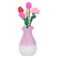 Miniatyrbillede 6 af 8: Dukkehust Vase Blomst 1:12 Slidstærkt Harpiks Levende Farver Fint Detaljer Dukkehust Miniatyrblomster til Dukkehust DIY