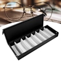Miniatyrbillede 8 af 8: 8 Rums Bærbar Brille Vittor Rejse Solbriller Opbevaringsæske Organizer Sort