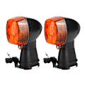 Pikkukuva 1 / 8: Moottoripyörän LED-vilkkuvalot sopivat KAWASAKI ZXR 250R/400R/750R:lle (Musta+Keltainen)