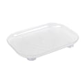 Miniatyrbilde 7 av 8: Transparent skiveplate Akryl Avtakbar 360 grader roterbar klar rektangulær kjøleplate for kjøkken Kjøleskap 26x35cm