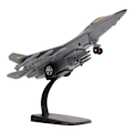 Miniatyrbild 4 av 8: J 31 kinesisk fighter modell hög simulering Pull Back funktion fighter modell leksaker med lätt musik för barn presenter leksaker grå