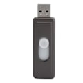 Miniatyrbillede 1 af 8: U Disk PushPull USB2.0 Hukommelse Bil Flash Drev Metal Gave Computertilbehør Grå(128GB )