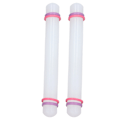 Miniatyrbilde 5 av 8: 2 stk Plastkjevle Trygg Holdbar Robust Plast Non-stick Overflate Bred Applikasjon Liten Kjevle