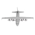 Miniatyrbild 8 av 8: Flygplansmodell i skala 1:200 Legering metall Flygplansmodell Leksak för insamlingskontor