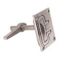 Miniatyrbilde 5 av 8: Båtluke Lås Flush Pull Gulvspenne Lukelås 316 Rustfritt Stål 67x79mm Løftehåndtak Låsehake for Yacht Skip