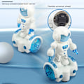 Miniatyrbillede 8 af 8: Elektrisk robotlegetøj Intelligent danserobot til børn Smarte robotuddannelseslegetøj med musik, der blinker