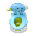 Miniatyrbillede 4 af 8: Børne Pottetræning Toilet Ergonomisk Komfortabel Sød Småbørns Pottestol til Hjem Blå PP