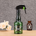 Pikkukuva 3 / 8: 280 ml vintage täytettävä Barber tyhjä suihkepullo hiustenhoitoon (vihreä)