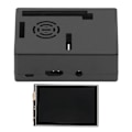 Miniatyrbillede 8 af 8: Beskyttelsesboks til Raspberry Pi Shell LCD-skærm Elektronisk komponent 480 × 320 (Sort etui 3,5 tommer skærm)