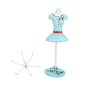 Miniatyrbilde 1 av 8: Damefigur Halskjede Stativ Smykke Organizer Display Stativ Roterende Avtakbar Oppbevaringsstativ2#