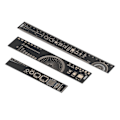 Miniatyrbilde 3 av 8: PCB-linjal for ingeniører Multifunksjonell 3 størrelser Standardskala linjal for elektroniske ingeniører