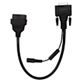 Miniatyrbillede 7 af 8: OBD I Adapterboks Switch Kabling 16-polet Han til 15-polet Hun Bluetooth Konverteringskabel Udskiftning til Launch X431