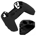 Miniatyrbilde 8 av 8: Matvarekvalitet sklisikkert silikon spillkonsollbeskyttelse Gamepad håndtak for PS5 joystick (svart)