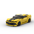 Pikkukuva 1 / 5: 347 osaa rakennuspalikkaa superkilpa-auto nopeus Camaro kilpa-automalli syntymäpäivälahja uudenvuodenlahja