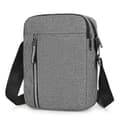 Mode Herre Solid Justerbar Rem Skuldertaske Vandtæt Skuldertaske Messengertaske[LD] Grey