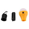 Miniatyrbild 7 av 8: Mini Bärbar 3 LED Tält Hängande Lykta Utomhusfiske Camping Lampa (Gul)