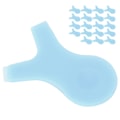 Miniatyrbillede 5 af 8: 20 stk Øjenvippe Løftebørste Y-form Øjenvippetransplantationskam Curler Anti-Slip Lash Perming Tool (blå)