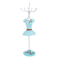Miniatyrbilde 2 av 8: Damefigur Halskjede Stativ Smykke Organizer Display Stativ Roterende Avtakbar Oppbevaringsstativ2#