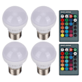 Miniatyrbild 3 av 8: E27 RGB färgskiftande glödlampor 40W LED-lampa med fjärrkontroll för heminredning i sovrummet 85V-265V
