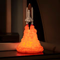 Pikkukuva 4 / 8: 3D-tulostus avaruussukkula lamppu USB LED Lapsi Vauva Yövalo Huoneen sisustus 110-220V28cm Tyyppi A