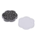 Miniatyrbillede 7 af 8: Rhinestones Hårde Skinnende DIY Glas Dekorative Negle Runde Sten til Smykker Tasker Håndværk S601 Grå