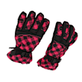 Pikkukuva 6 / 8: 1 pari miesten talvpyöräilyhanskat Vedenpitävät tuulenpitävät hiihto-lumikäsineet ulkoiluhuippuhiihtoon Moottoripyörä Rose Red Large Grid L XL Koko