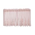 Elegant blommig polyesterfönstergardin för sovrum, vardagsrum, heminredning Pink 74x90CM