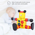 Pikkukuva 8 / 8: Persoonallisuus söpöt puulelut robotit Oppiminen ja opetuslelut lapsille (keltainen)