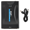 Miniatyrbilde 1 av 8: SCART til HighDefinition Multimedia Interface Konverter 1080p 20p Utgang for Audio Video (Svart)