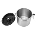 Miniatyrbillede 7 af 8: Kaffebønner Opbevaring af Rustfrit Stål Lufttæt Beholder Kaffe med 30 ml Ske Dato Sporing Kaffebeholder til Butik 1,2L Farve Rustfrit Stål