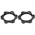 Miniatyrbillede 6 af 8: 2 stk. Mountainbike Cykling Boost Nav Adapter Aluminium Legering Høj Styrke Anti-Rust Sort