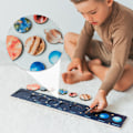 Miniatyrbild 6 av 7: Solsystem Pussel Trä Runda Solsystem Pussel leksak för barn Pedagogiska inlärningspresenter för barn Pojkar Flickor
