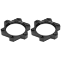 Miniatyrbillede 8 af 8: 2 stk. Mountainbike Cykling Boost Nav Adapter Aluminium Legering Høj Styrke Anti-Rust Sort