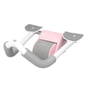 Miniatyrbillede 3 af 8: Automatisk rebound mavehjul med albue støtte Styrketræning Intelligent Display Core Workout Roller Rosa