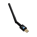 Pikkukuva 2 / 8: Kaksoisbändinen langaton verkkokortti 360° kääntyvä Mini USB WiFi-tikku