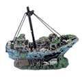Miniatyrbillede 8 af 8: Akvarium Sea Rover Ornament Høj Simulering Fisk Gemmer Grotte Syntetisk Harpiks til Hjem Akvarium