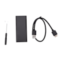 Miniatyrbillede 3 af 8: MSATA til USB3.0 kabinet Adapteretui 6 Gbps sort MSATA SSD-adapter til 30x30 mm 50x30 mm ekstern SSD-harddisk