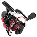 Pikkukuva 7 / 8: Metallinen kela Sea Rod Lure Kivikalastus Long Shot Reel Tackle Musta Punainen DM2000