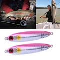 Miniatyrbillede 5 af 8: 2 stk Simuleringsfisk Form Lokke Agns Fiskeudstyr Levende Svømmende Pink