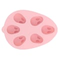 Miniatyrbillede 1 af 8: 3D kaninform silikoneform kage bageform hul glas chokolade form værktøj rosa