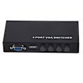 Miniatyrbild 1 av 8: 4-ports VGA-växlare SVGA-monitordelningsväxlare 4-i-1-ut för LCD-dator-TV-monitor