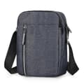 Mode Herre Solid Justerbar Rem Skuldertaske Vandtæt Skuldertaske Messengertaske[LD] Blue