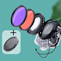 Miniatyrbillede 2 af 3: Professionelt bærbart dykkerfilterkit til GoPro Hero 9