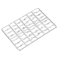 Pikkukuva 8 / 8: Nukkekoti Kirjaimet Numerot Sarja 1/12 DIY Miniatyyri Ulko-oven Huonekalut Tarvikkeet Hopea