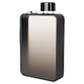 Miniatyrbild 5 av 8: 300ml platt vattenflaska A5 slimmad vattenflaska för utomhussport Camping gym Fitness Gradient Svart