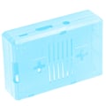 Miniatyrbilde 4 av 8: Skallbeskyttelsesboks Frostfrostet deksel ABS for Raspberry Pi 3B 3B+ E-stil med skruer (blå)