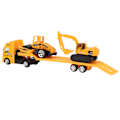 Pikkukuva 4 / 8: 4 kpl setti 1: 64 Alloy Engineering Car Vehicle Playset Set Simulointi Rakennusperävaunu Tyyppi A