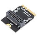 Pikkukuva 5 / 8: Sovitin kortti NVME SSD:lle M.2 Key AE pystysuoraan asennukseen Verkko muuntaja 2280 tyypille