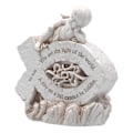 Miniatyrbild 7 av 8: Julkrubba Figurin Vacker Prydnad Premium Resin Perfekt Gåva Robust Hållbar Ängelstaty för Hemmakontor