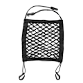 Miniatyrbillede 1 af 8: Multifunktionel Dobbeltlags Sæder Side Opbevaring Nettaske Bil Diverse Lomme Organizer Holder